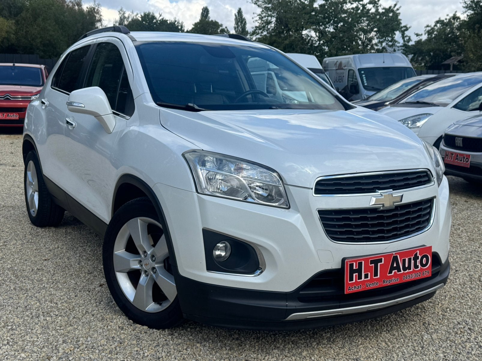 Chevrolet Trax 1.4 Turbo 4x2/NieuwstaatAirco/Camera/Garantie, Auto's, Chevrolet, Voorwielaandrijving, Zwart, 4 cilinders, Wit