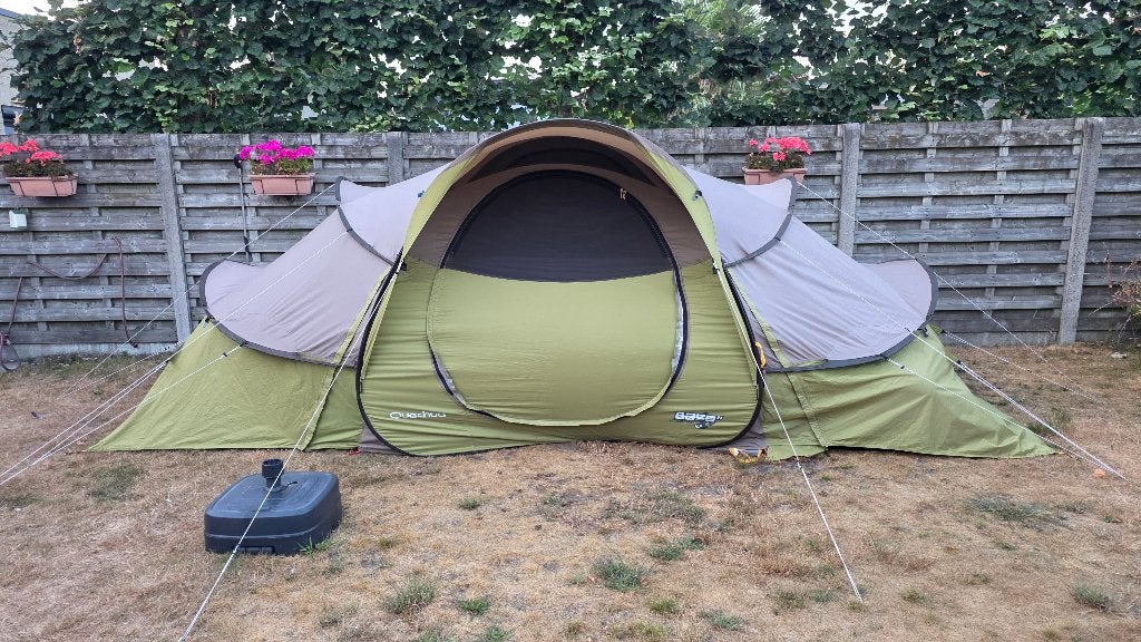 Decathlon tent Quechua Base seconds 4.2, Enlèvement, Comme neuf, Jusqu'à 2