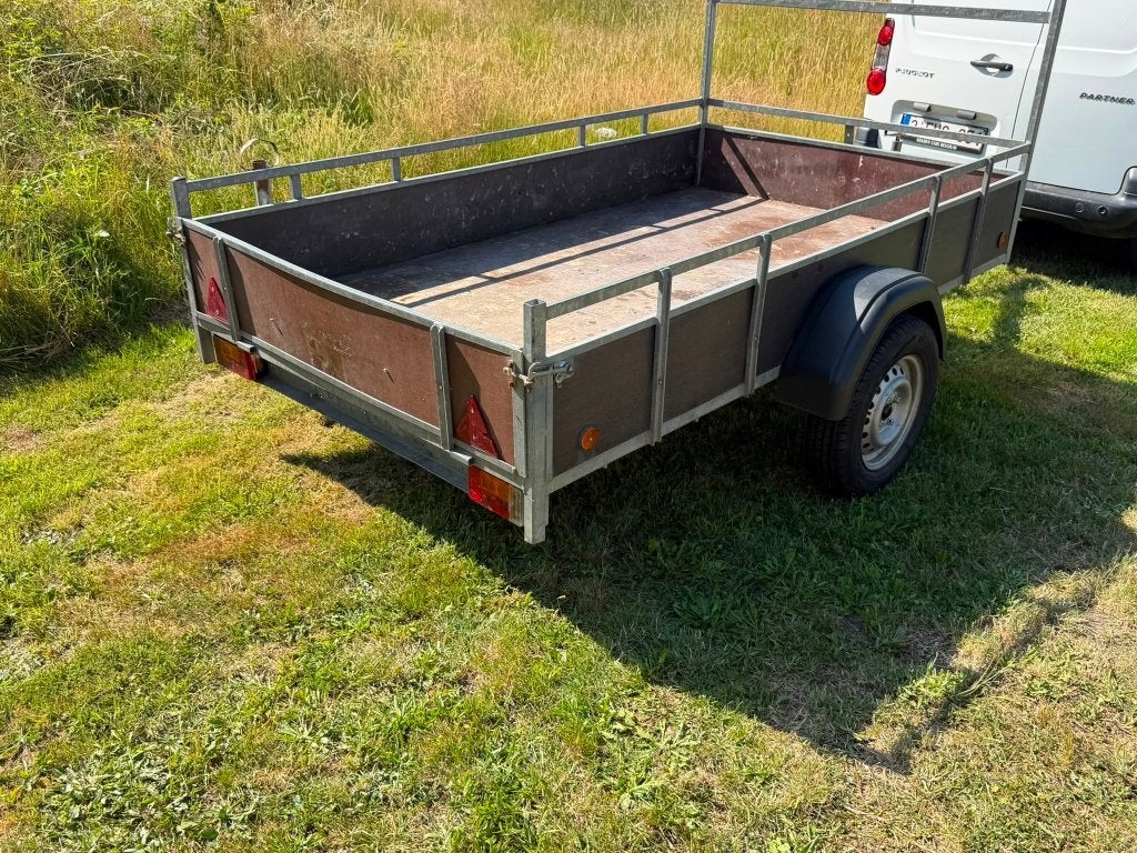 Remork enkelassige aanhangwagen, Ophalen, Gebruikt