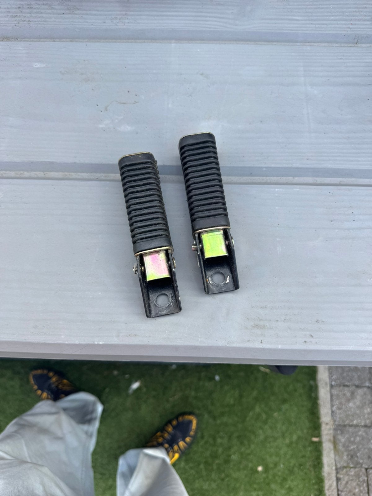 Steuntjes dax, Fietsen en Brommers, Ophalen, Gebruikt