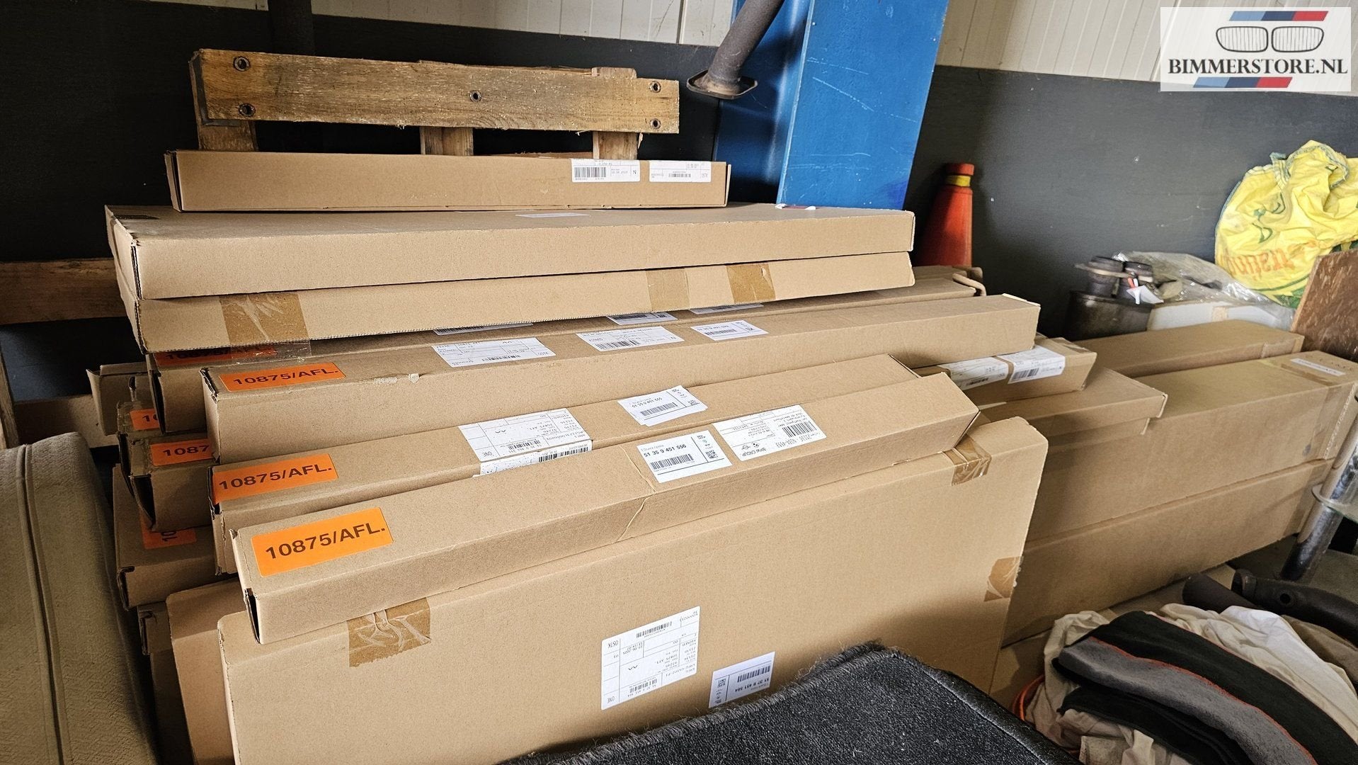 Complete hoogglans dak en raam lijsten set 12 delig BMW X1 s, Auto-onderdelen, Ophalen, Gebruikt, -, -