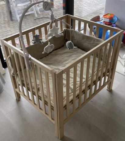 Baby Box / Babybox – Kinderbox, Kinderen en Baby's, Babyparken, Ophalen, Gebruikt, Rechthoekig, In hoogte verstelbaar