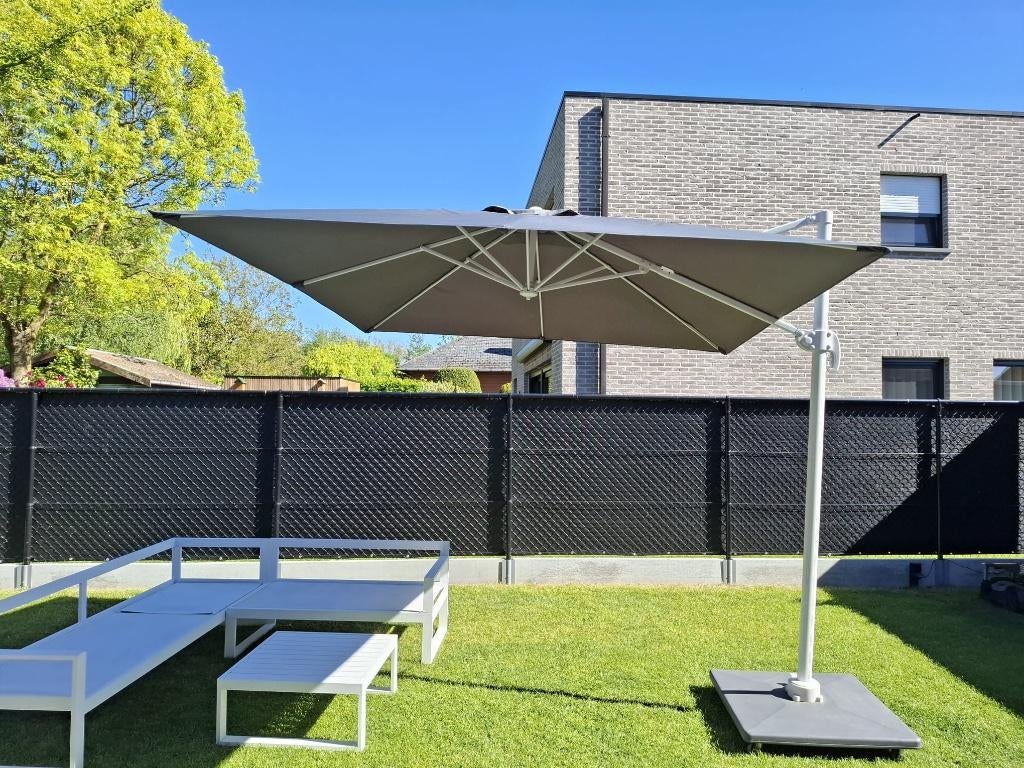 Zweefparasol, Ophalen, 2 tot 3 meter, Verstelbaar, Zweefparasol