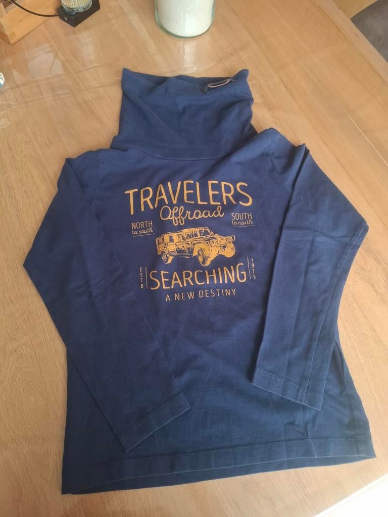 Tshirt lange mouw maat 128 jbc offroad auto tekening, Kinderen en Baby's, Ophalen
