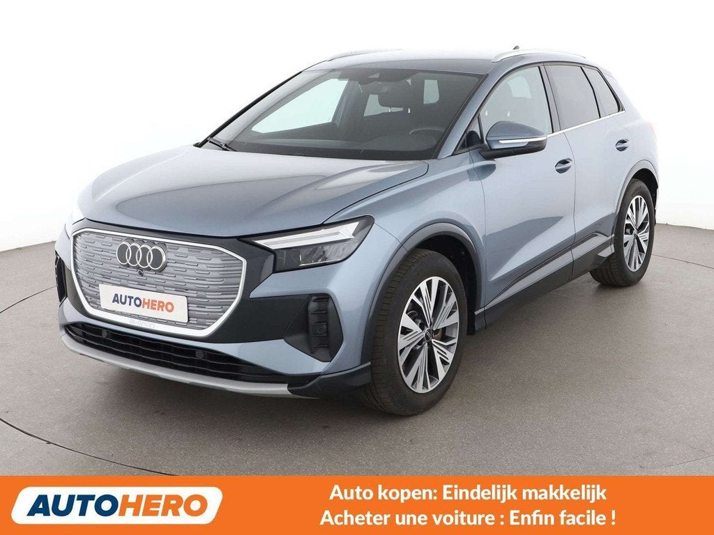 Audi Q4 e-tron 45 e-tron (bj 2024, automaat), Automaat, Gebruikt, Blauw, https://public.car-pass.be/vhr/bb2229ec-abc6-4ada-aa06-b796585bfbff