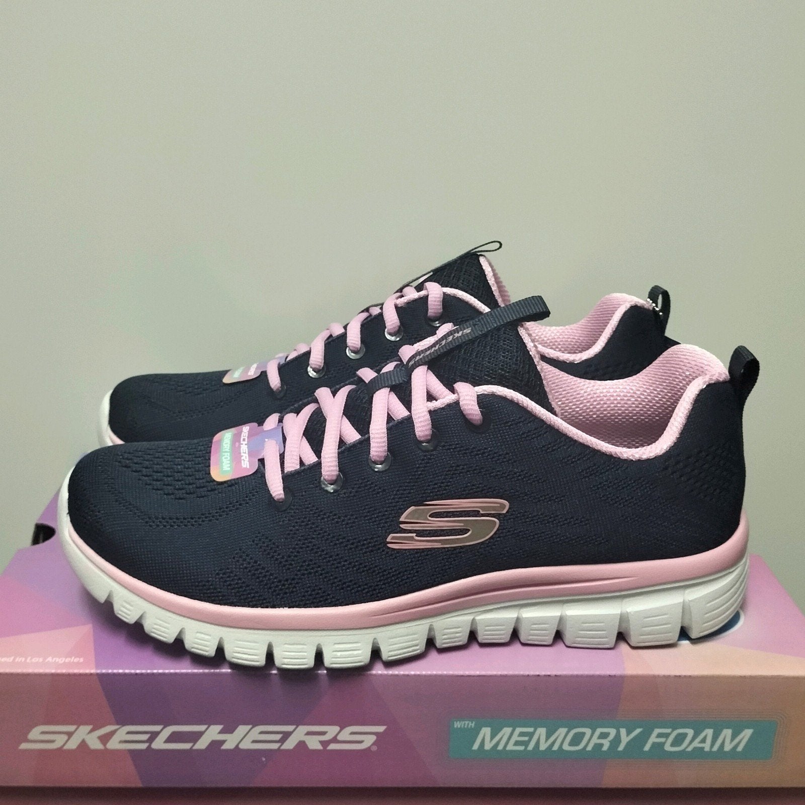 Skechers dames schoenen (38.5) nieuw sportschoenen roze, Sport en Fitness, Loopsport en Atletiek, Overige merken, Hardloopschoenen