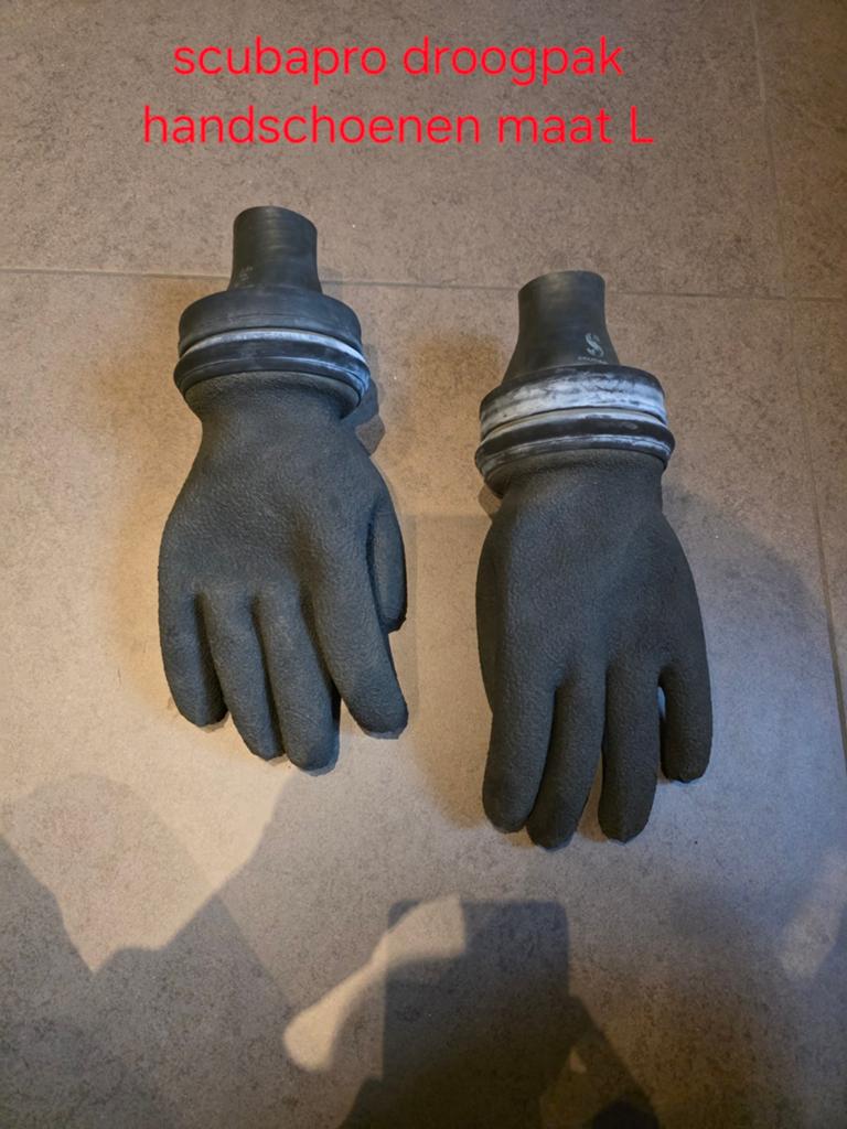 Droogpak handschoenen scubapro, Watersport en Boten, Ophalen, Zo goed als nieuw