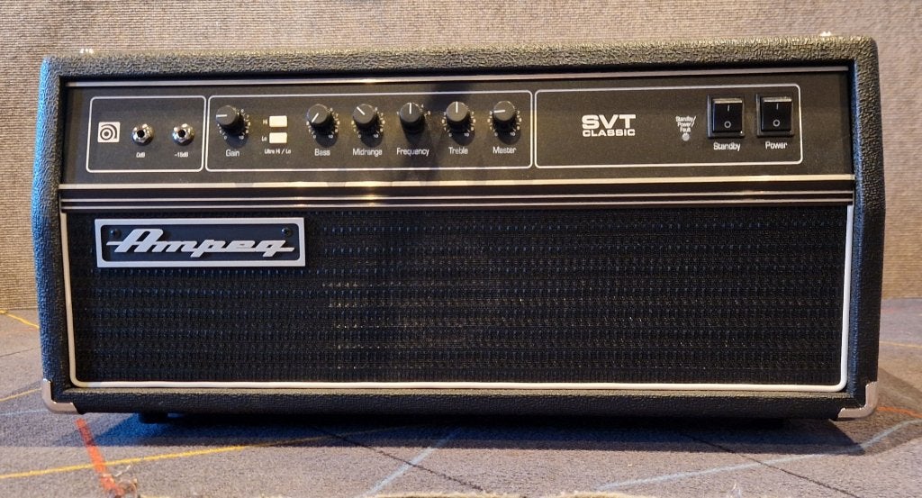 Ampeg SVT classic, Muziek en Instrumenten, Versterkers | Bas en Gitaar, Ophalen, Zo goed als nieuw, Basgitaar, 100 watt of meer