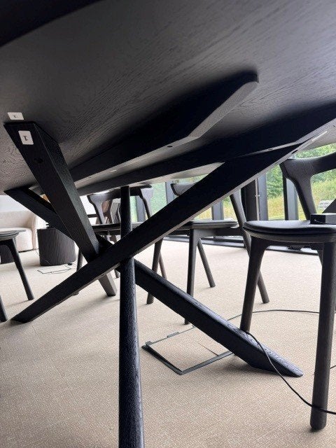OVALE DINING TABEL, Huis en Inrichting, Tafels | Eettafels, Zo goed als nieuw, 100 tot 150 cm, 200 cm of meer, Vijf personen of meer
