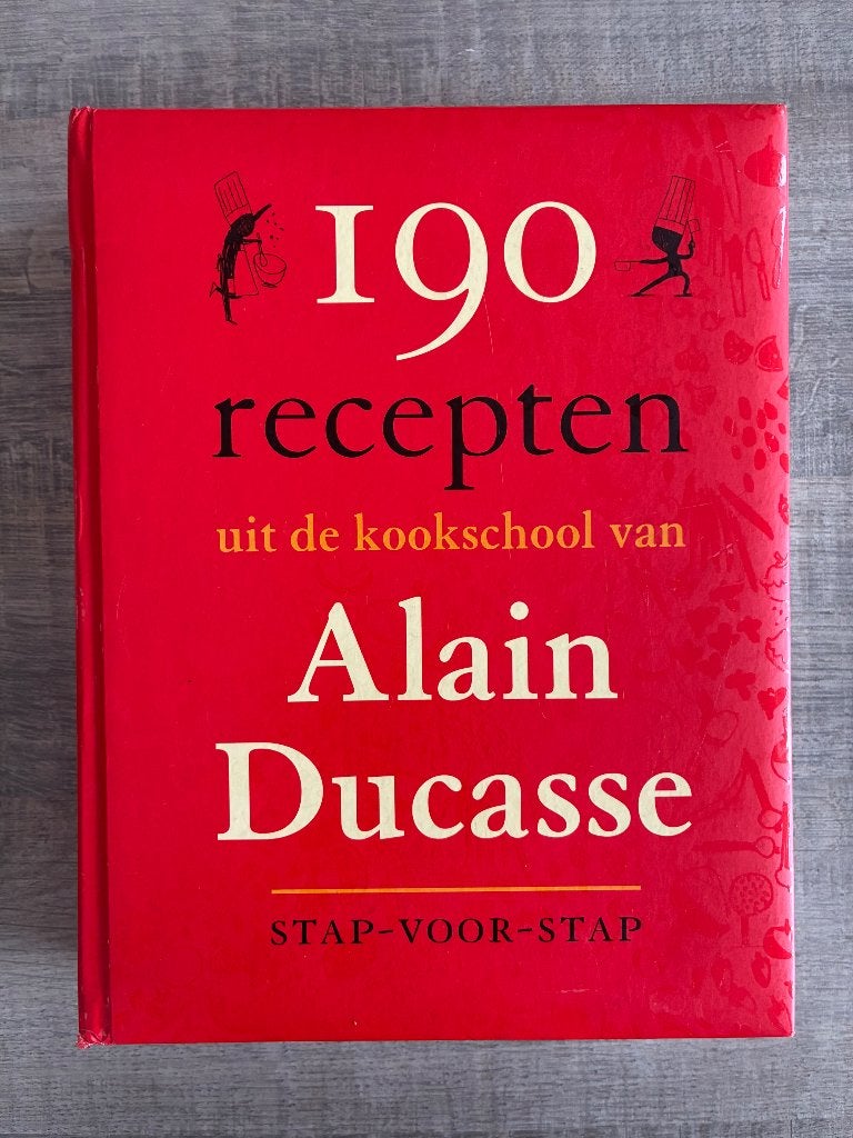 190 recepten uit de kookschool van Alain Ducasse, Boeken, Kookboeken, Zo goed als nieuw, Frankrijk, Alain Ducasse, Verzenden