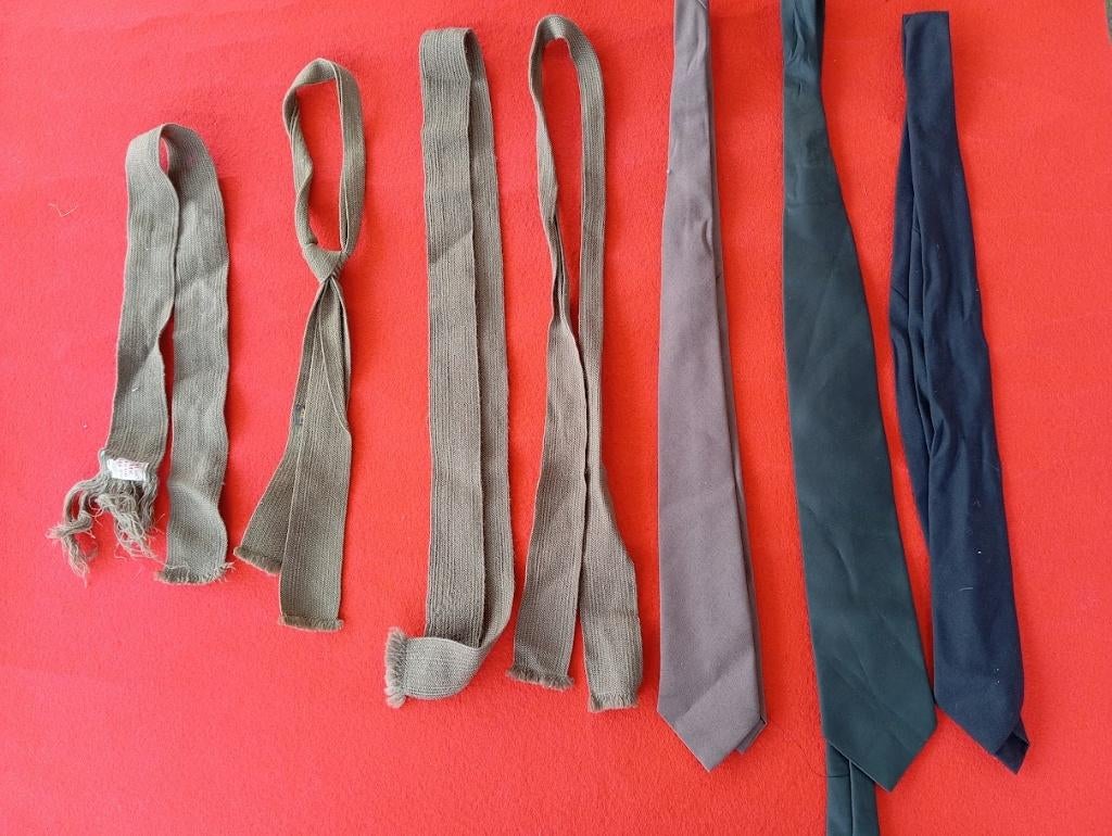 Lot cravates ABL, Enlèvement ou Envoi, Armée de terre, Vêtements ou Chaussures