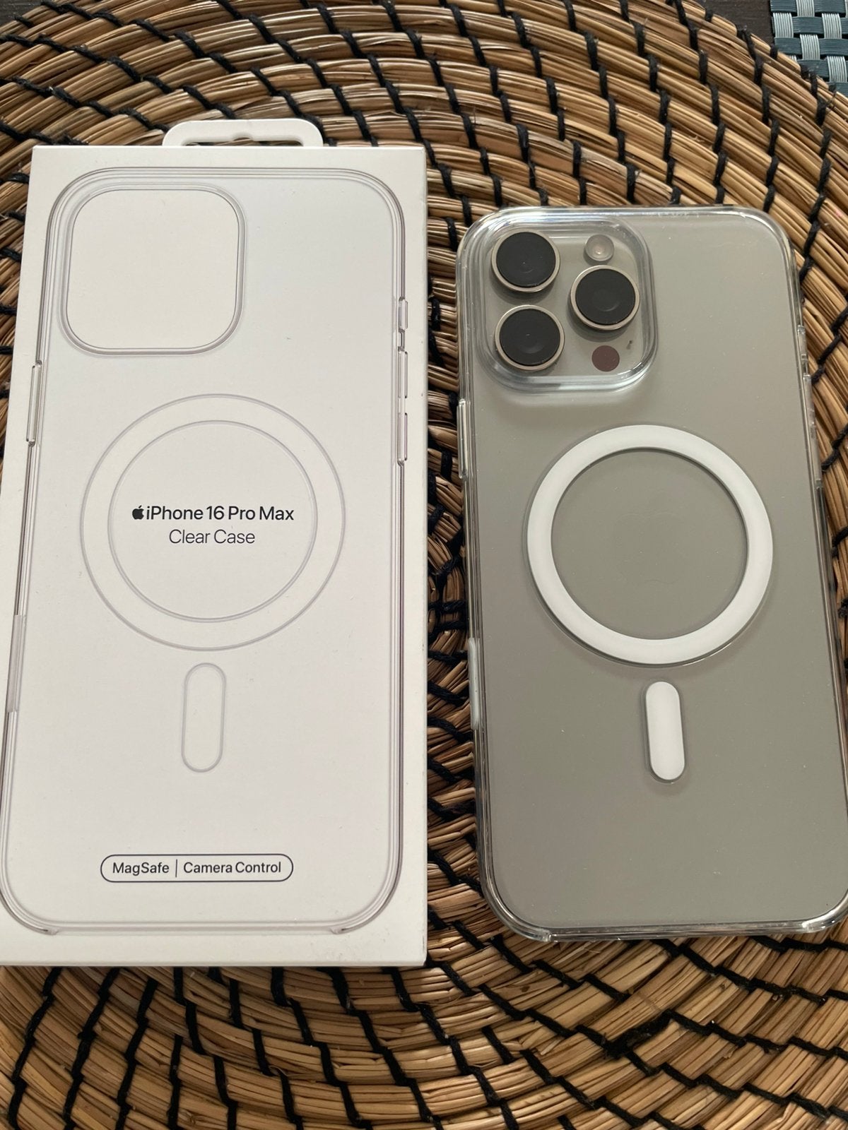 Iphone 16 Pro Max 256GB + Coque Transparente avec MagSafe, Télécoms, Téléphonie mobile | Apple iPhone, 256 GB, Gris, Enlèvement ou Envoi