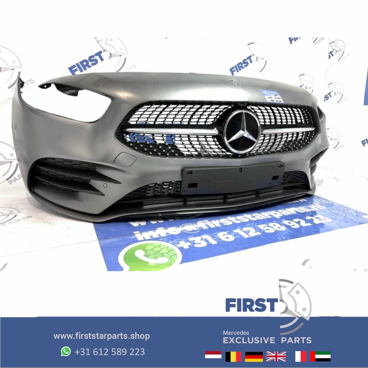 W247 B KLASSE AMG VOORBUMPER COMPLEET + DIAMOND GRIL MAGNO G, Utilisé, -, Avant, -