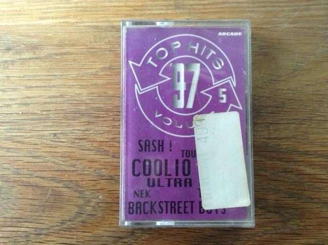 muziekcassette top hits '97, Enlèvement ou Envoi, Autres genres, 1 cassette audio, Originale