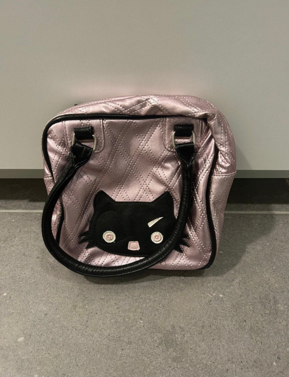 roze handtas kat, Ophalen of Verzenden, Gebruikt, Roze, Handtas