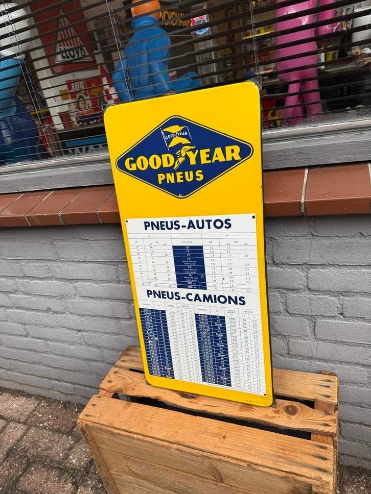 Vintage Goodyear Pneus-Autos/Camions Bord