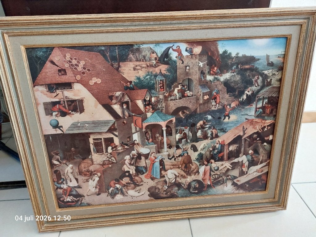 Spreuken breughel, Tableau, Enlèvement
