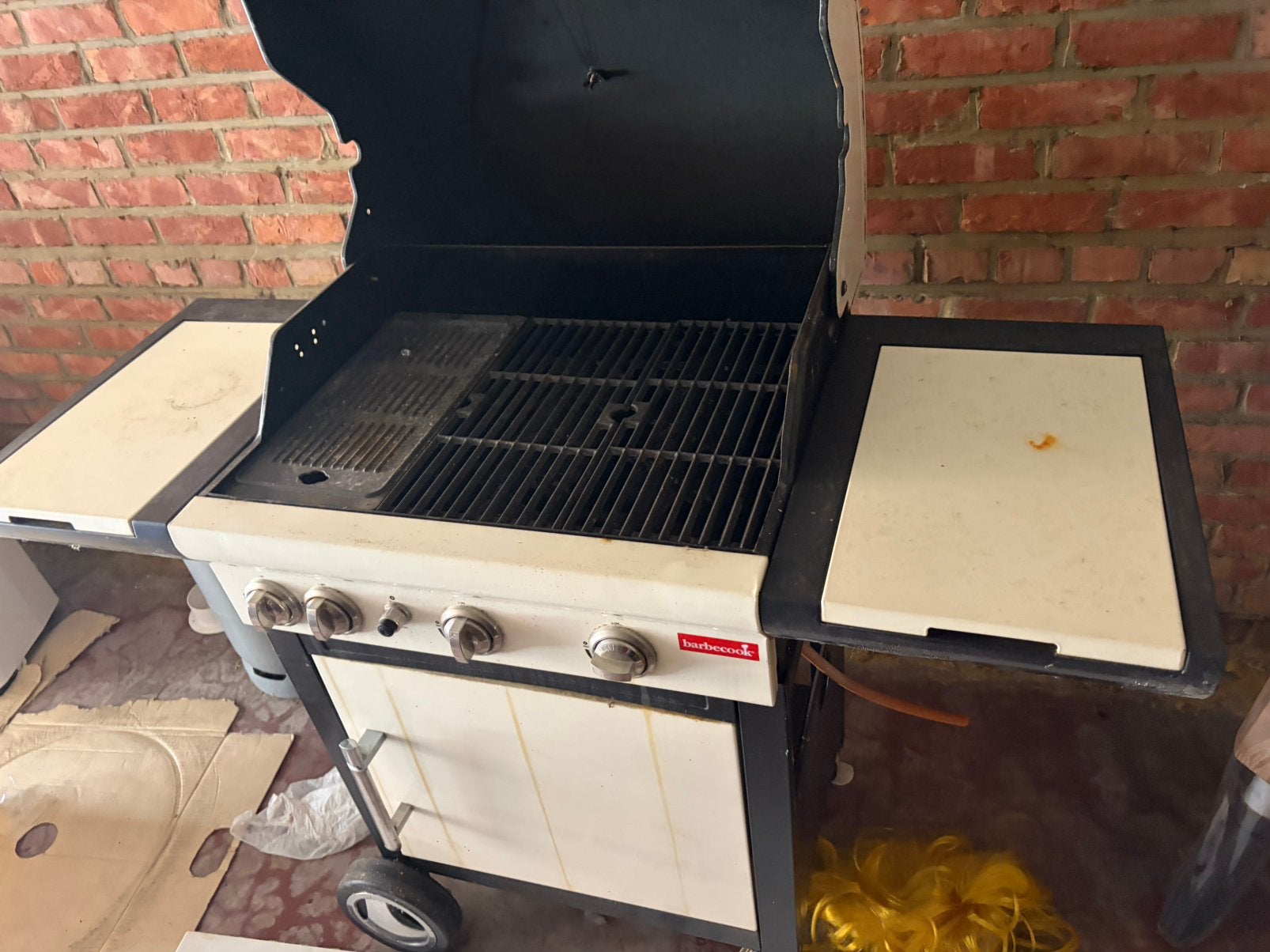 Gasbbq, Ophalen, Gebruikt