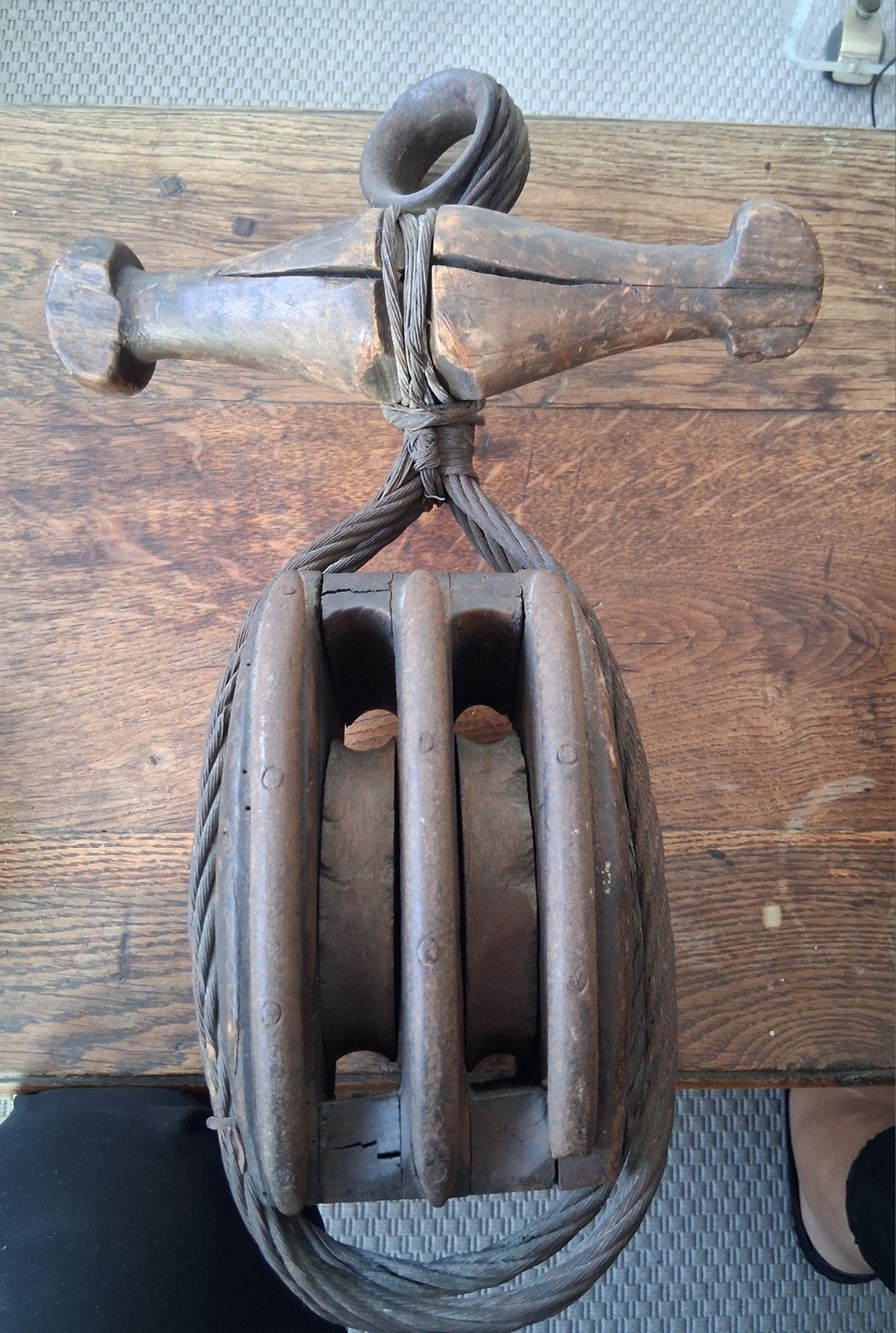 antieke scheepsblokken, Antiek en Kunst, Ophalen