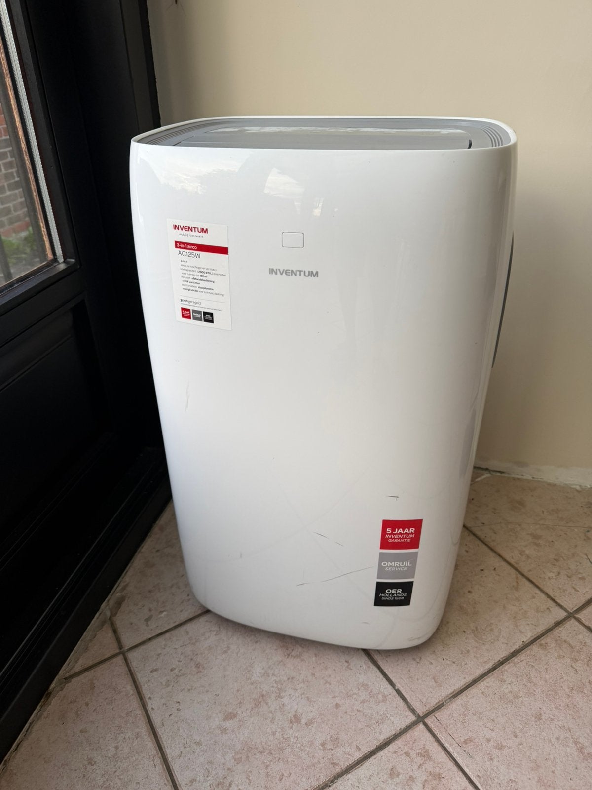 Inventum AC125W – Mobiele airco + verwarming – €200, Electroménager, 60 à 100 m³, Comme neuf, Enlèvement, Télécommande