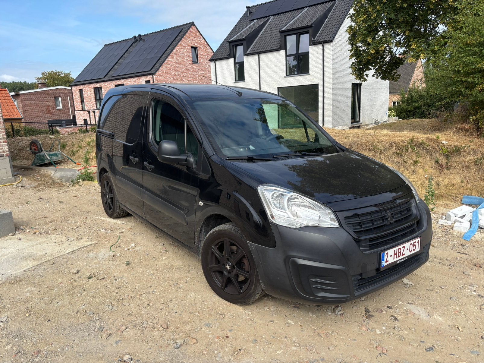 Peugeot Partner 1.6 TDI, Auto's, Zwart, Parkeersensor, Particulier, Te koop