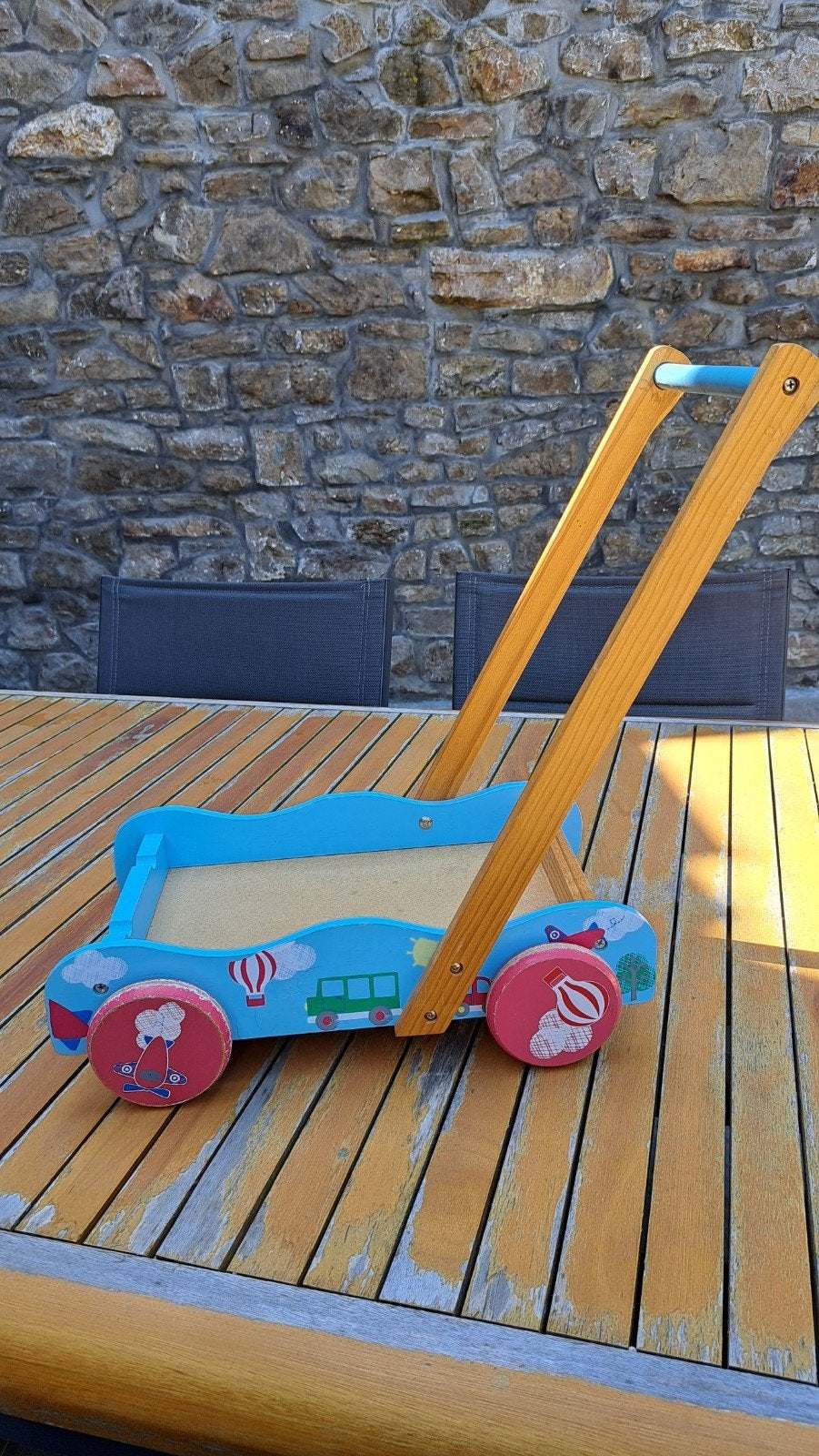 petit chariot d'enfant tout en bois, Enlèvement