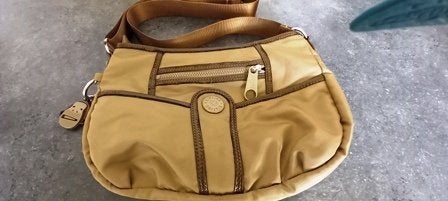 handtas, Ophalen, Gebruikt, Beige, Kipling