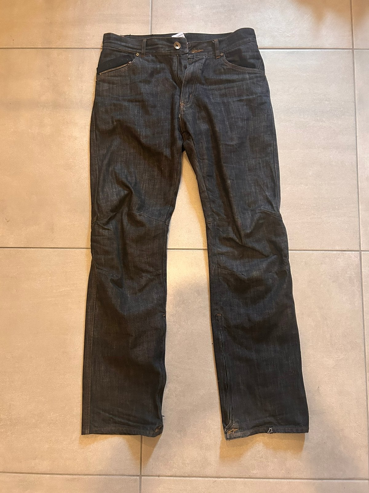 Alpinestars Axiom Kevlar motorjeans maat 52 / W36, Motoren, Ophalen of Verzenden, Tweedehands, Heren, Broek | textiel