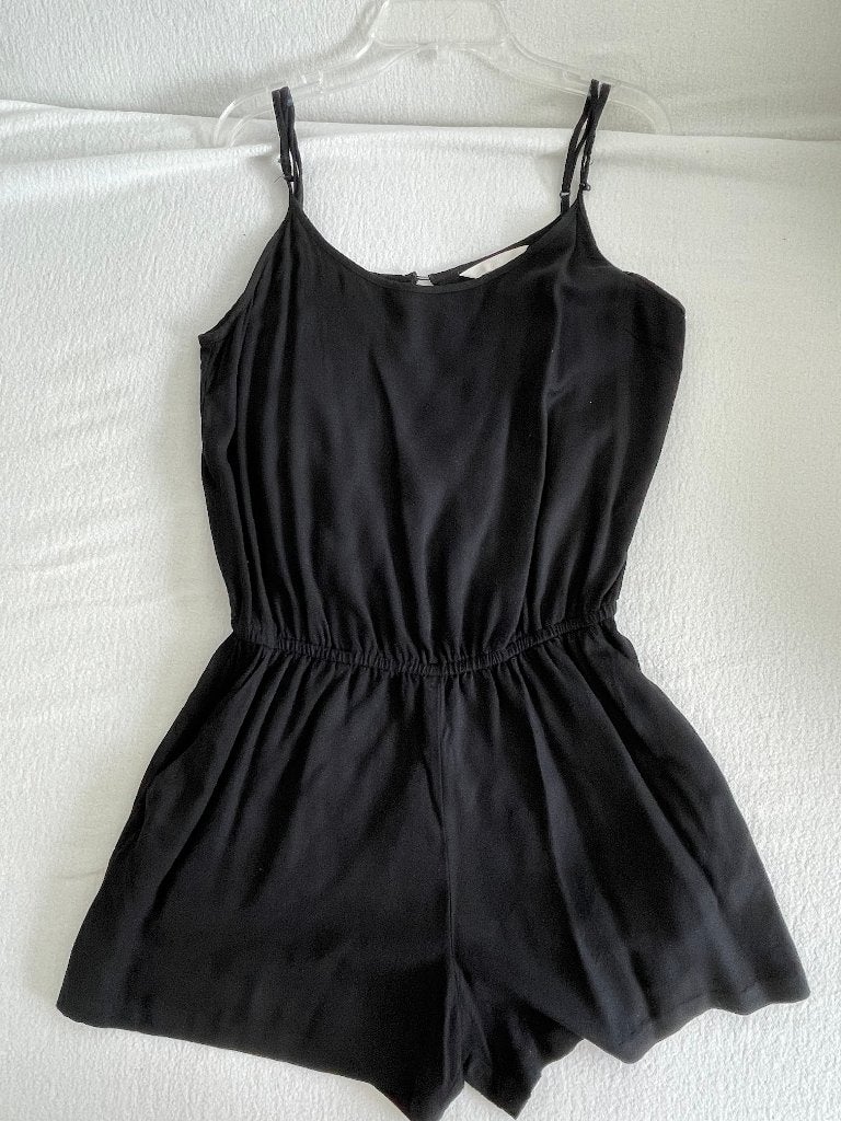 Zwarte playsuit maat 34, in perfecte staat!, H&M, Zwart, Ophalen of Verzenden, Zo goed als nieuw