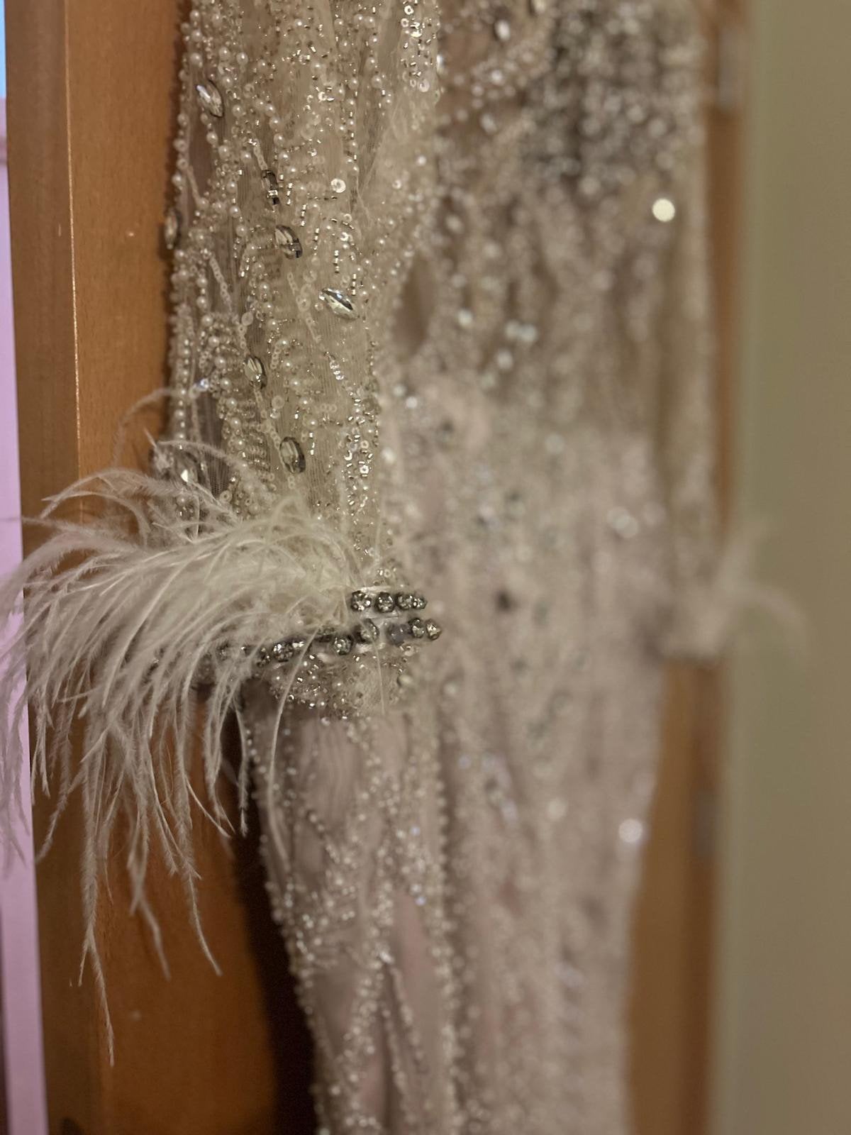 avondjurk, Kleding | Dames, Trouwkleding en Trouwaccessoires, Ophalen of Verzenden, Wit