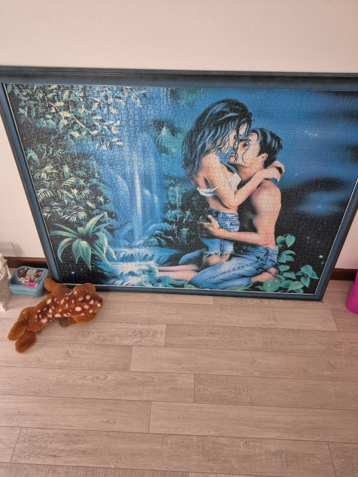 Puzzel in kader, Huis en Inrichting, Woonaccessoires | Schilderijen, Tekeningen en Foto's, Ophalen