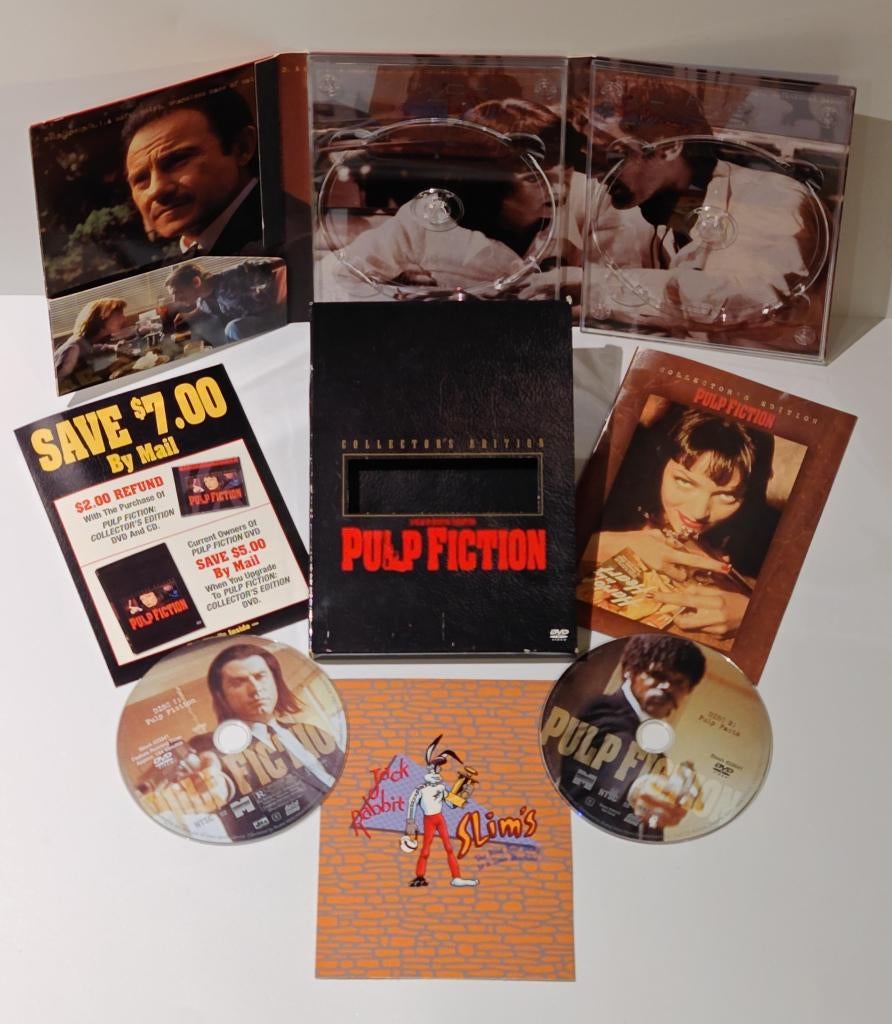 Pulp Fiction Collector’s Edition 2‑DVD Zeldzaam Tarantino, Vanaf 16 jaar, 1980 tot heden, Ophalen of Verzenden, Zo goed als nieuw