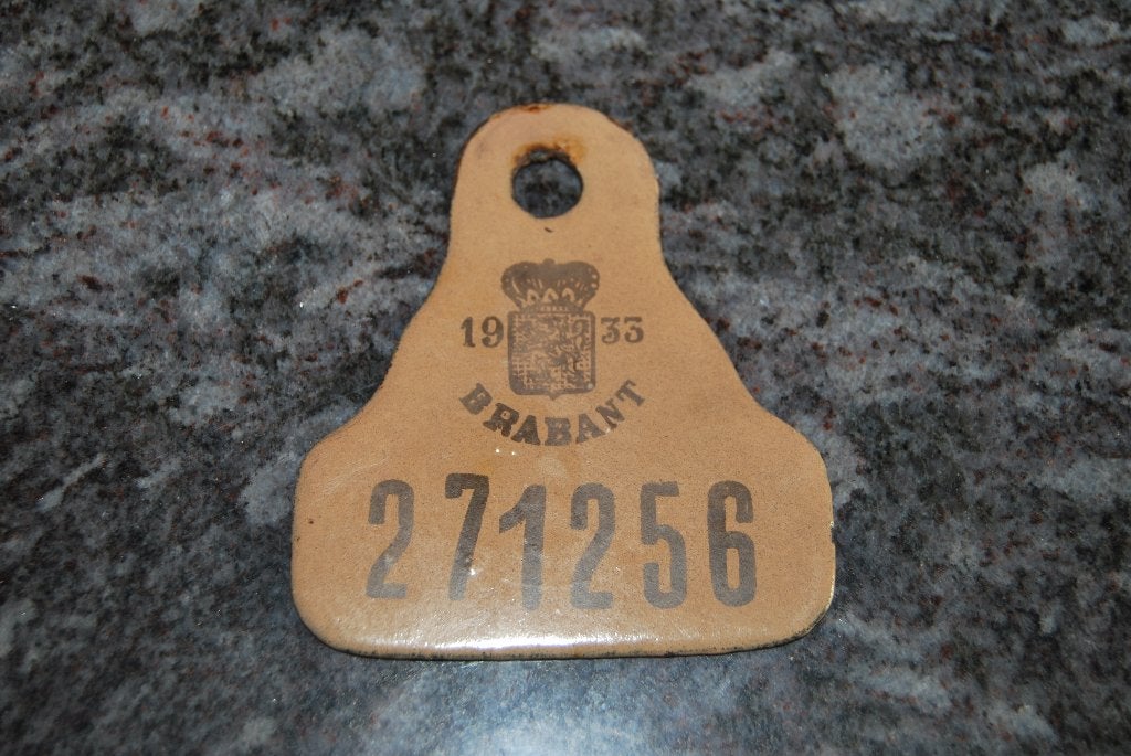 BRABANT 1923. ANCIENNE PLAQUE EMAILLEE DE VELO., Enlèvement ou Envoi