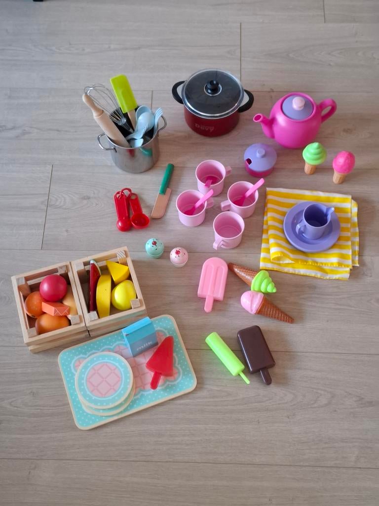 Spulletjes speelgoedkeuken, Ophalen