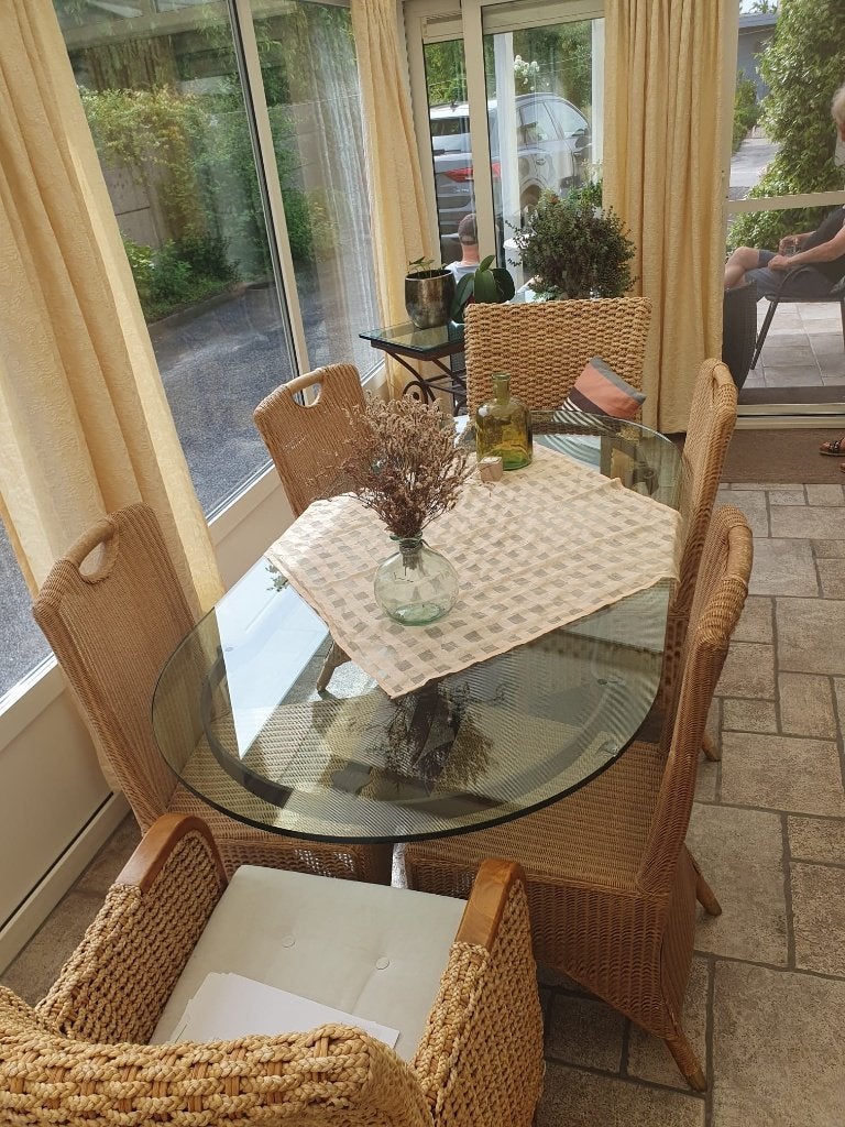 tafel, Ophalen, Zo goed als nieuw, Vijf personen of meer, Glas