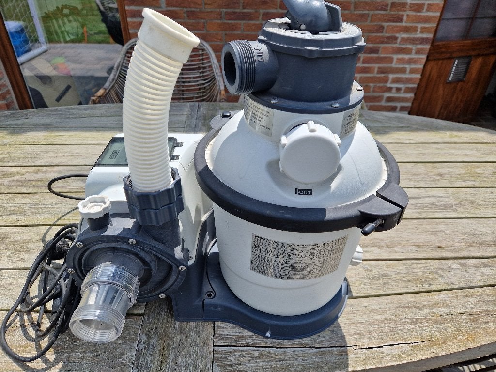 Zwembadpomp intex  groot en klein model, Tuin en Terras, Ophalen, Gebruikt, Ladder