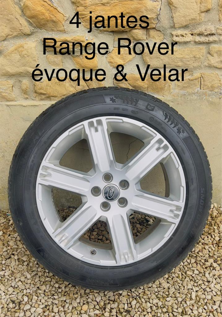 4 jantes 235/55/19 Range Rover evoque & Velar, Autos : Pièces & Accessoires, Pneus hiver, Véhicule tout-terrain, Jante(s), 19 pouces