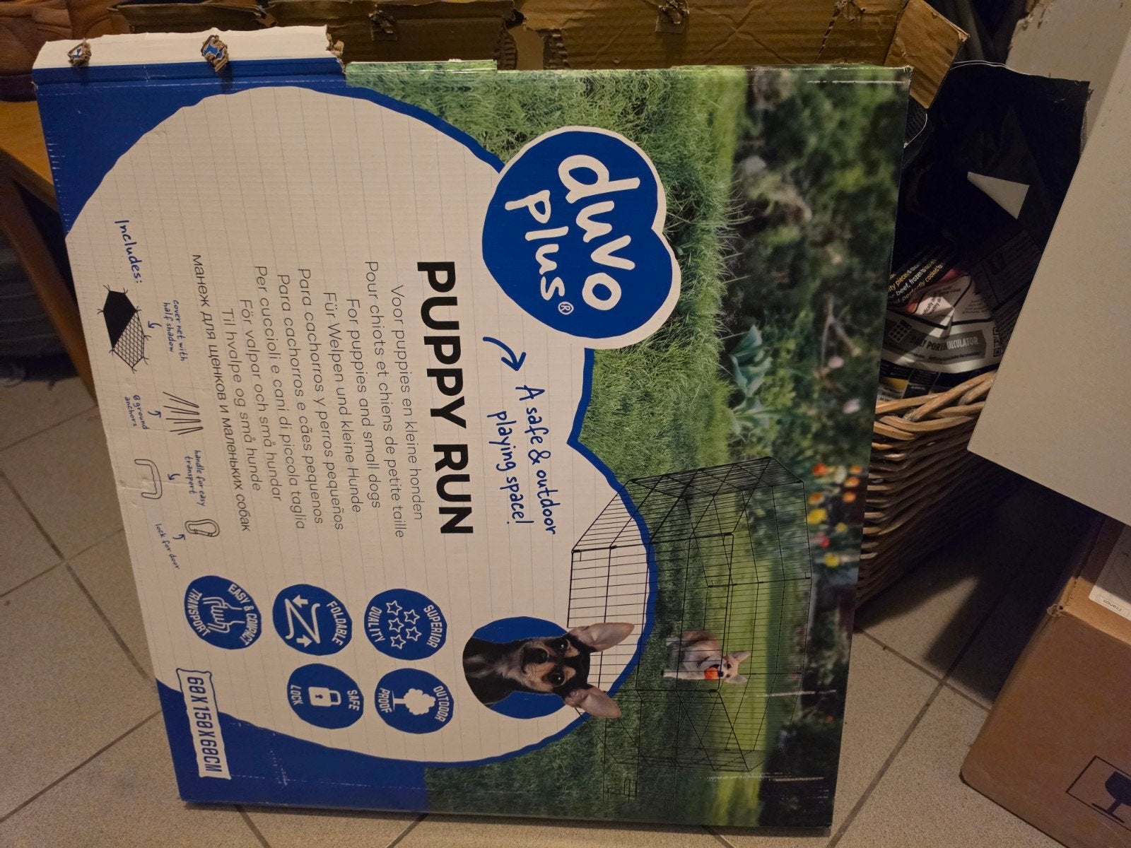 Puppy Ren / konijnenren / dierenverblijf, Dieren en Toebehoren, Ophalen, Zo goed als nieuw