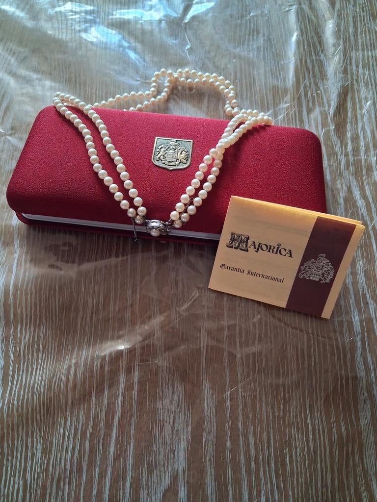 Parelketting met certificaat majorica, Ophalen of Verzenden