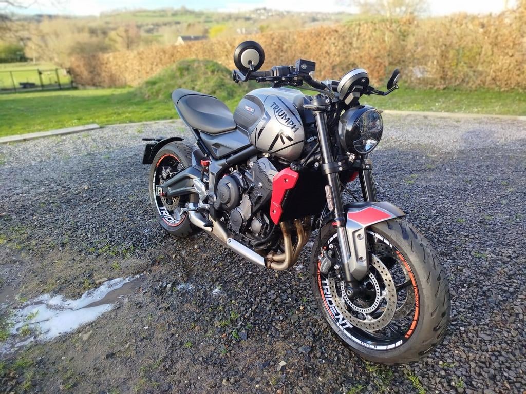 Triumph trident 660, Motoren, Particulier, 3 cilinders, Handvatverwarming