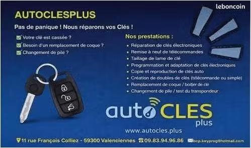 Autosleutels — Afstandsbedieningen en eenvoudige sleutels, Ophalen of Verzenden