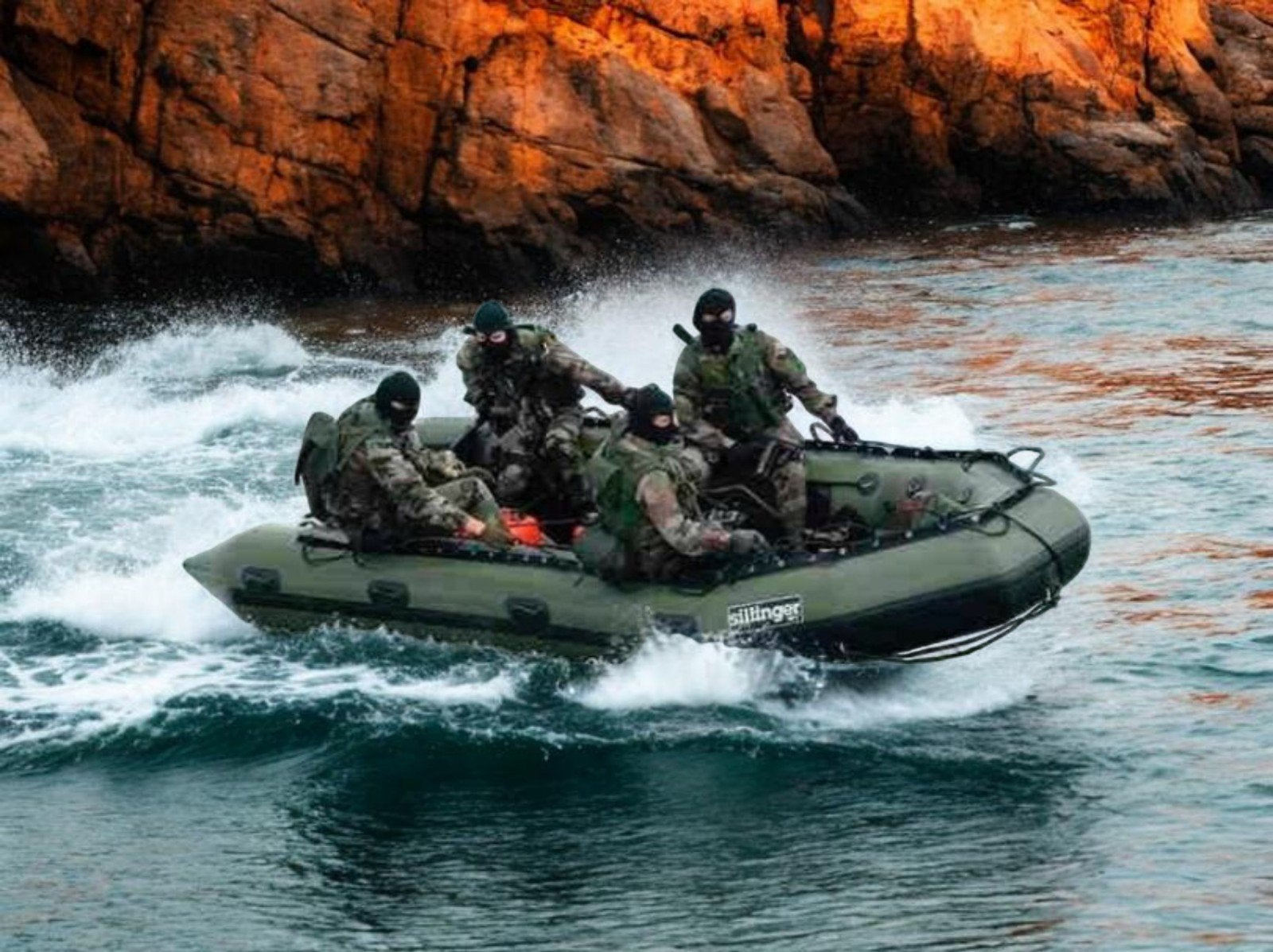 Commando boot Belgisch leger, Watersport en Boten, Speedboten, Ophalen, 3 m, Gebruikt, Overige merken