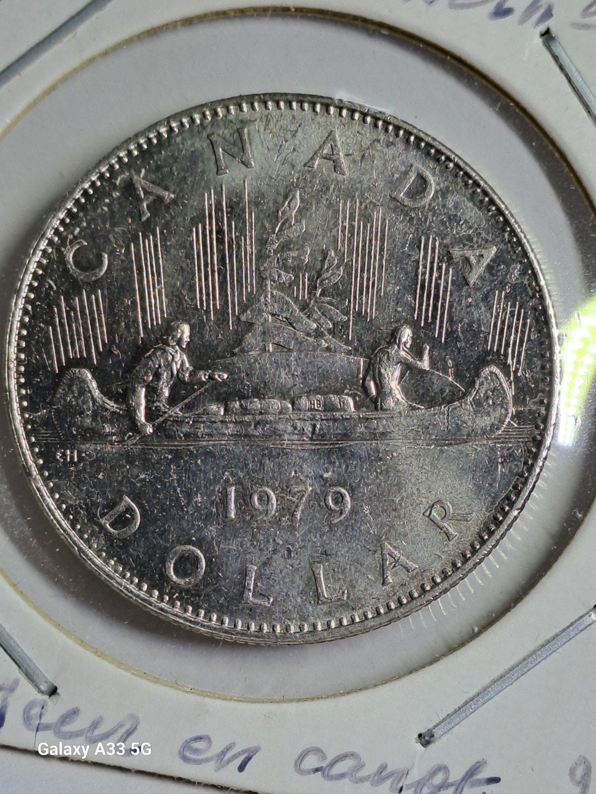 Canada-Elizabeth ll-1 dollar 1979 voyageur en canot, Enlèvement ou Envoi, Série
