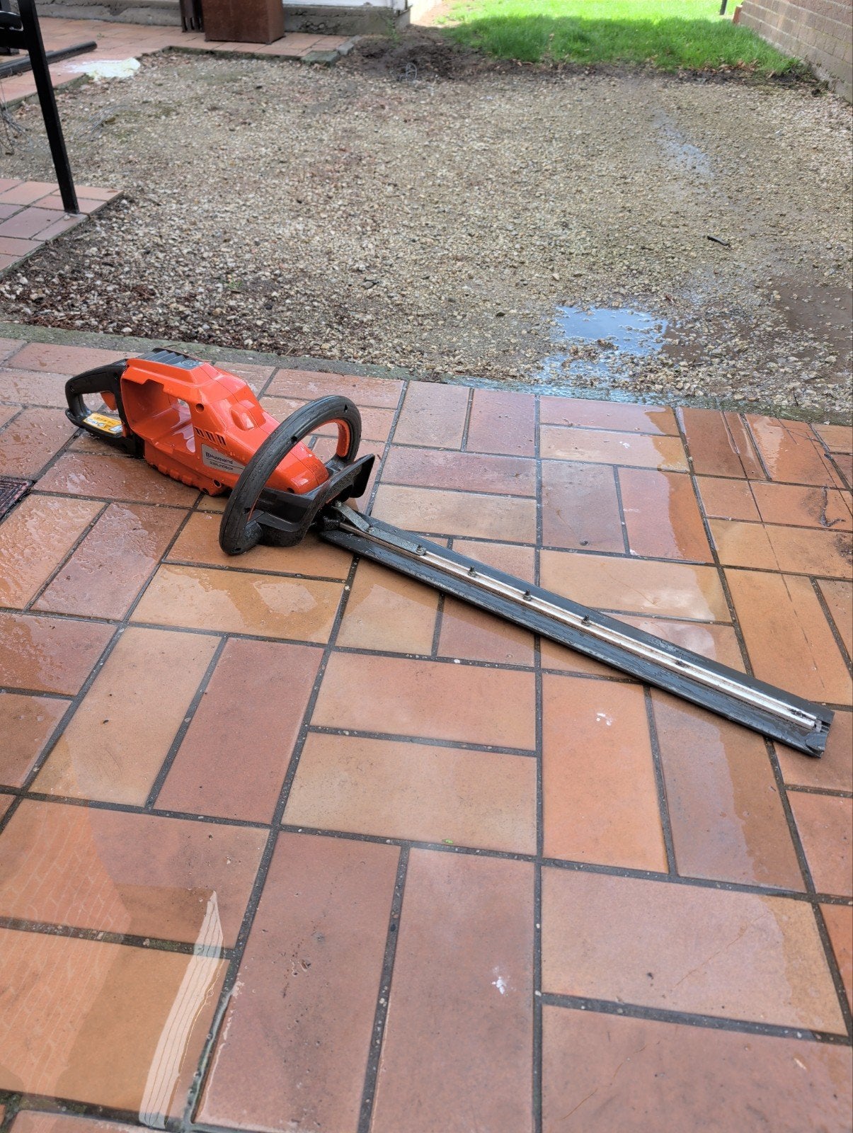 professionele accu haagschaar, Tuin en Terras, Ophalen, Gebruikt, Accu, Husqvarna