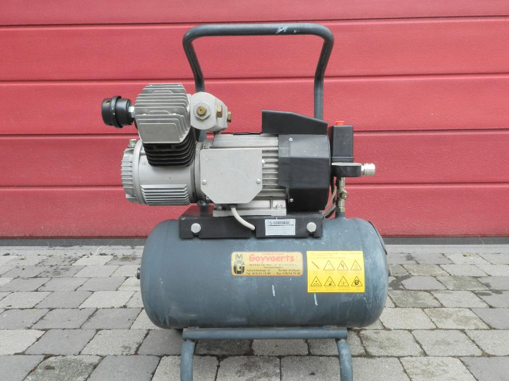 Mobiele compressor Contimac CM401/10/25WF (2.2kW/3pk), Bricolage & Construction, Compresseurs, Utilisé, 6 à 10 bars, Moins de 25 litres