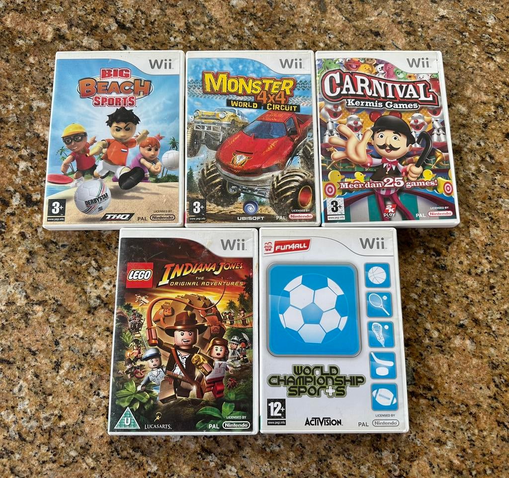 Wii games, Ophalen of Verzenden, Gebruikt