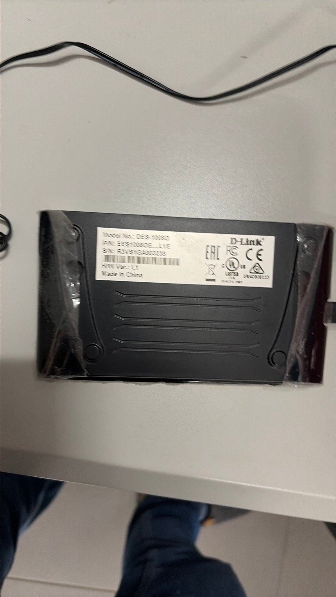 D-Link switch DES-1008D 8 poorts, Computers en Software, Ophalen of Verzenden, Zo goed als nieuw