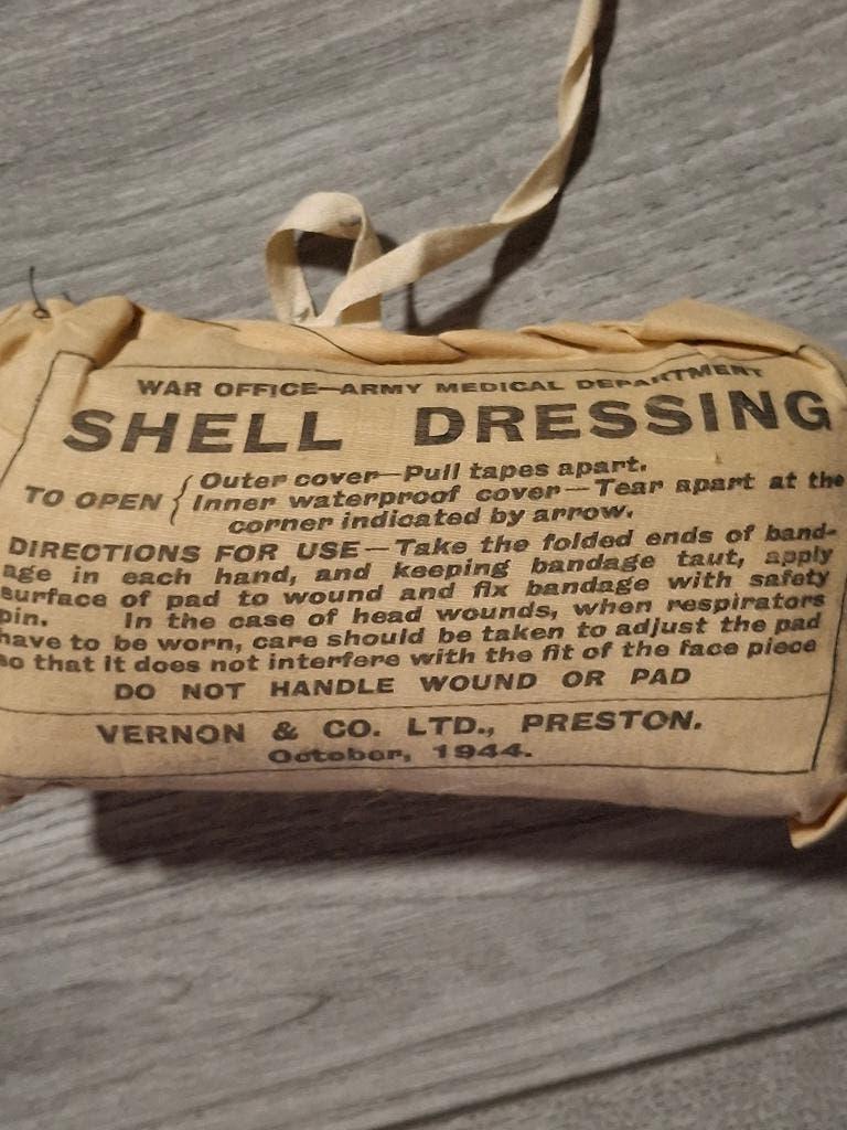 Shell dressing verband 1944, Ophalen of Verzenden