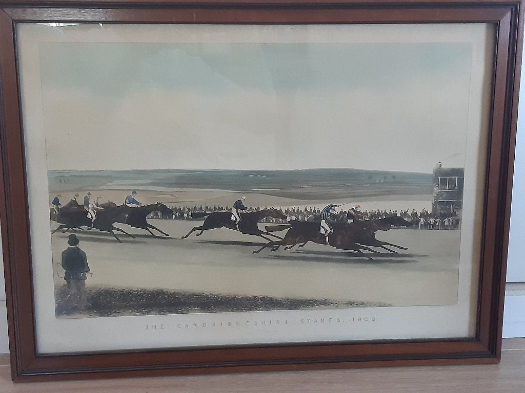 Les Cambridgeshire Stakes de 1850, Encadré, Enlèvement ou Envoi, Lithographie