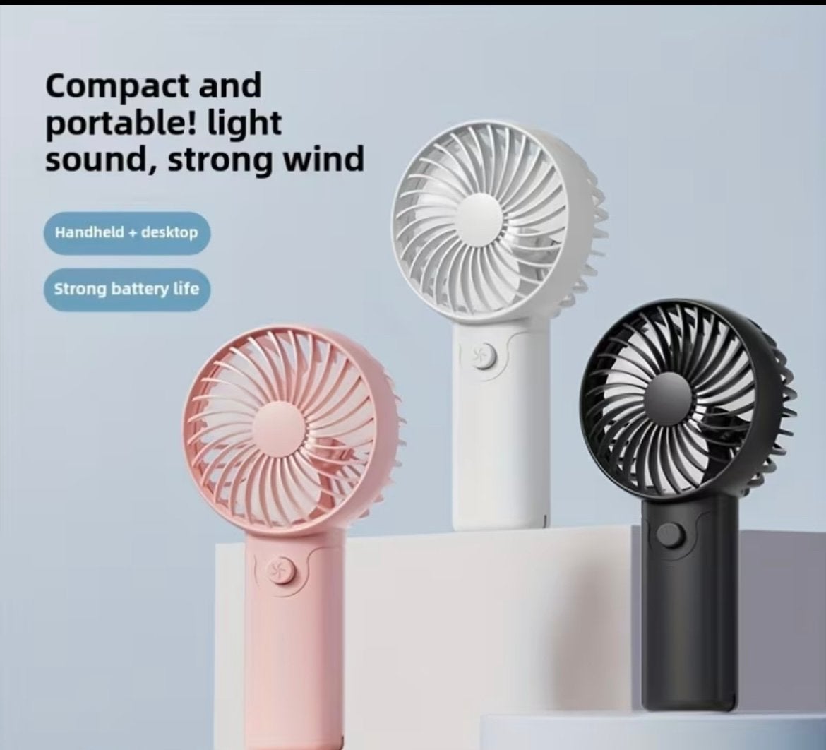 Draagbare hand ventilator, Ophalen of Verzenden, Zo goed als nieuw
